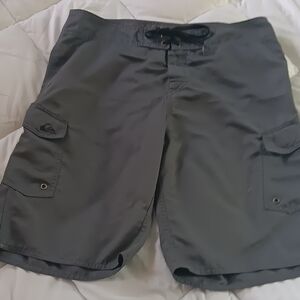 Quiksilver Gray Cargo Shorts